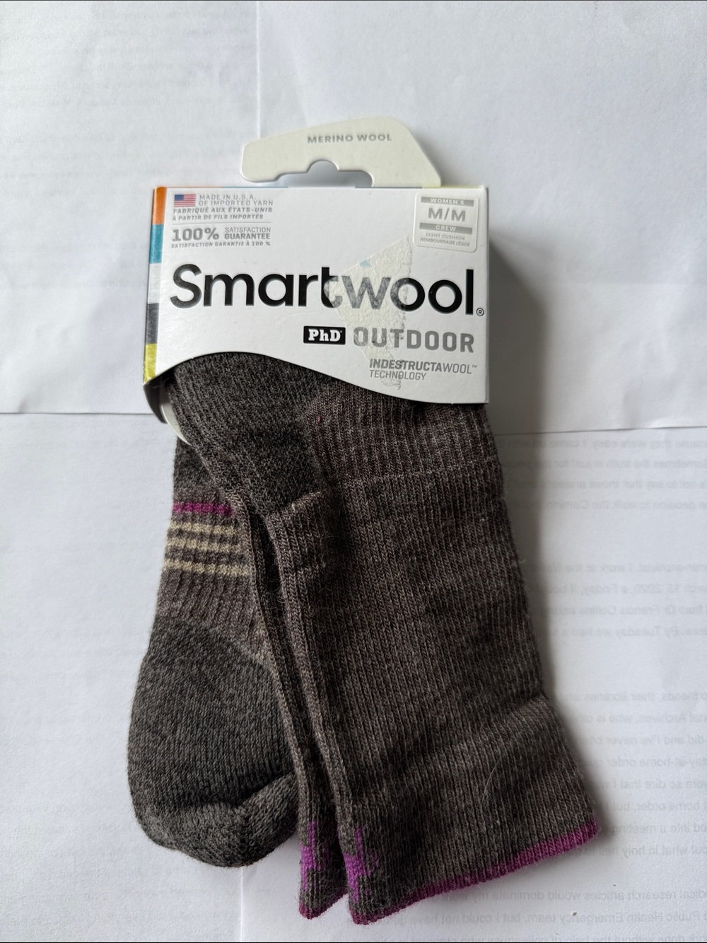 NWT Smartwool merino wool crew socks